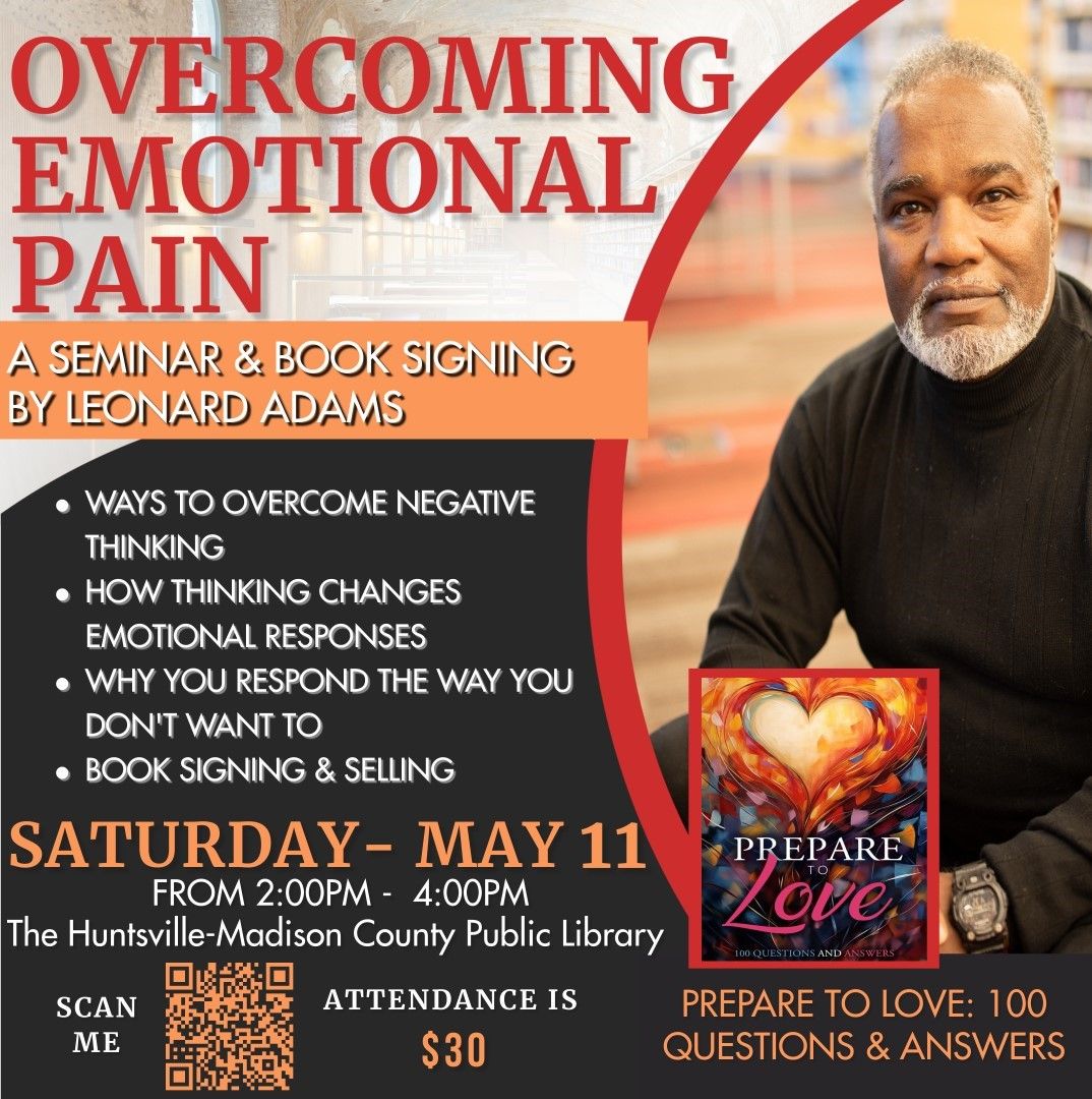 Overcoming Emotional Pain Seminar & Book Signing