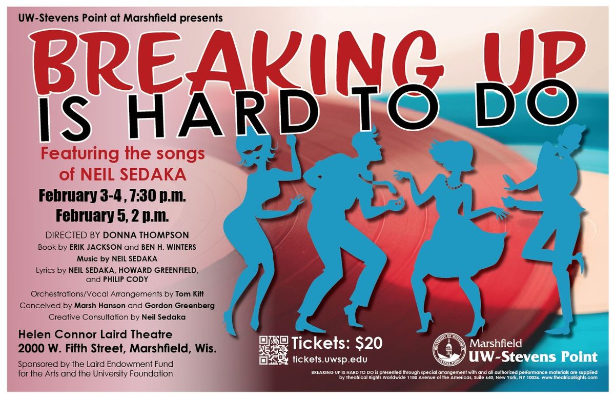 Breaking Up Is Hard To Do at Pines Dinner Theatre