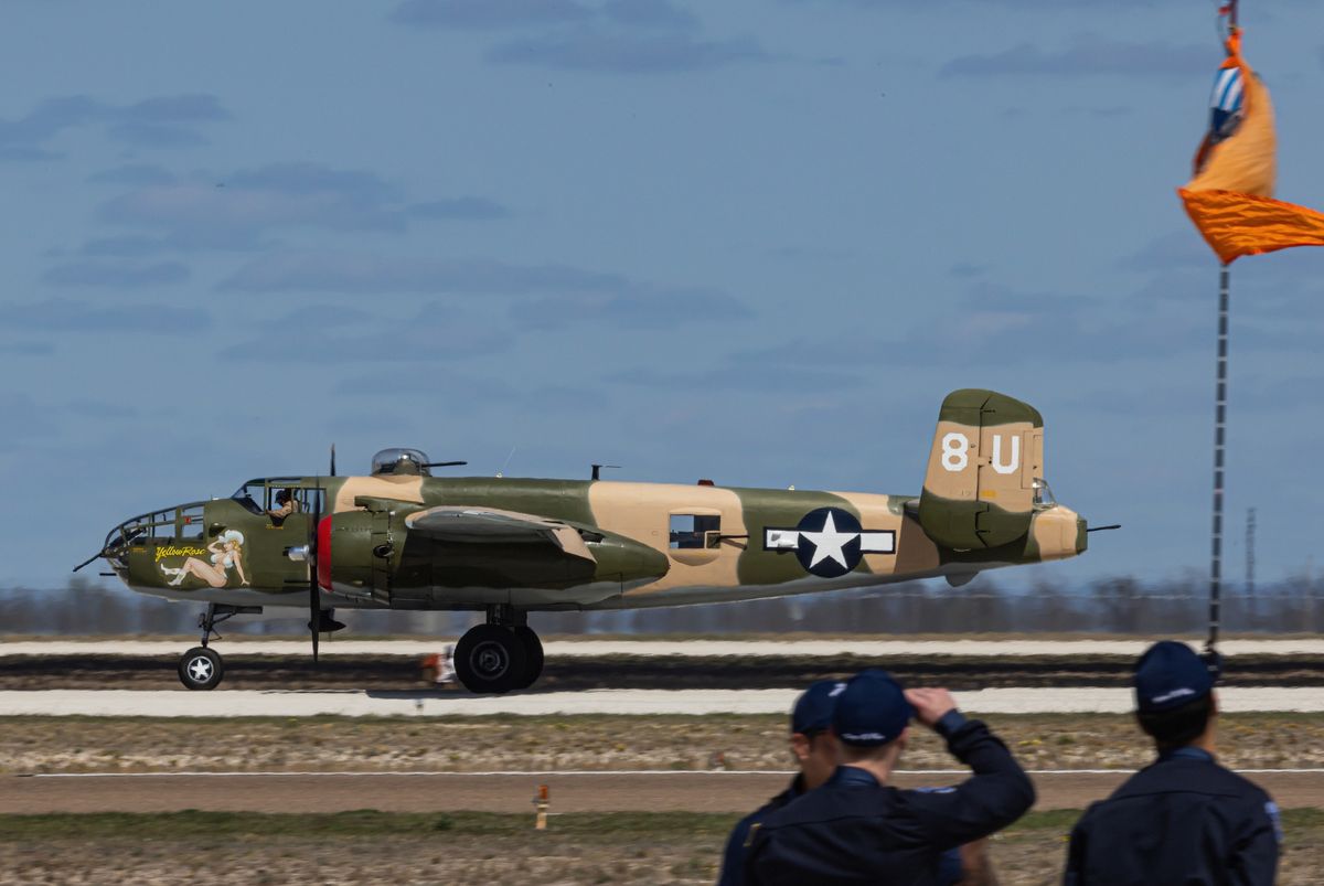 Shreveport LA - C47 That's All Brother & B25 Yellow Rose