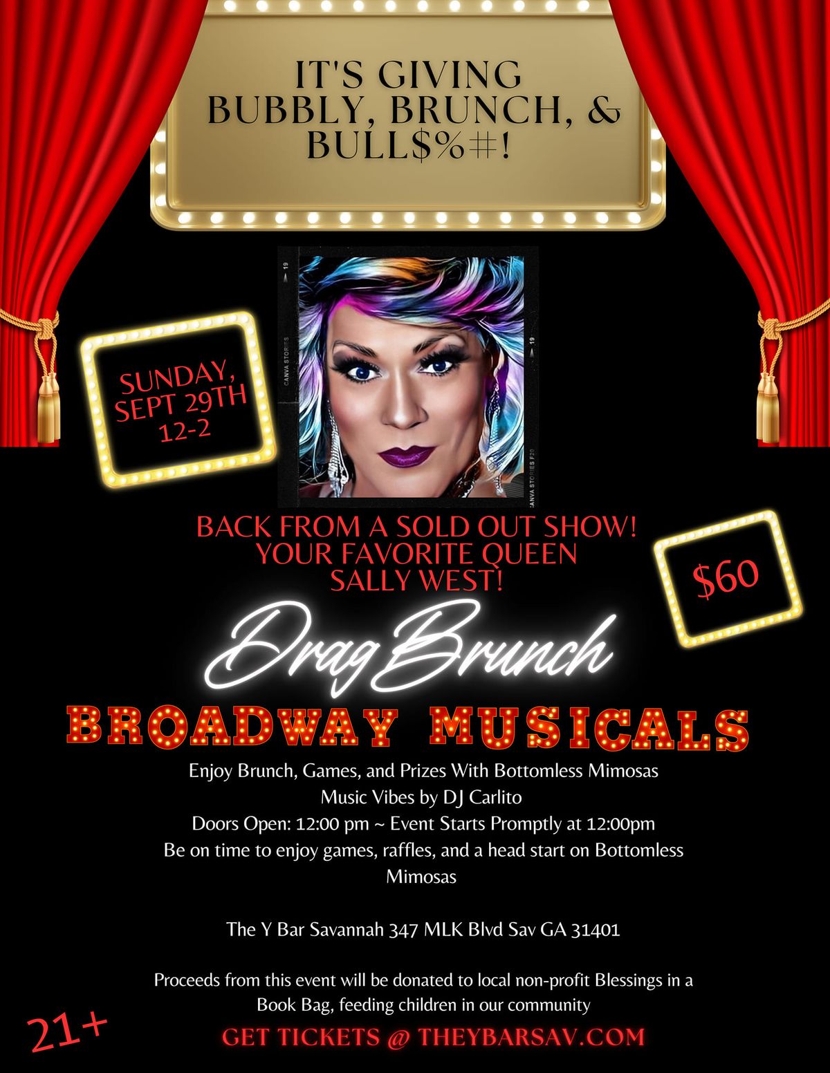 It's Giving Bubbly Brunch & Bull$#%! Drag Show Brunch