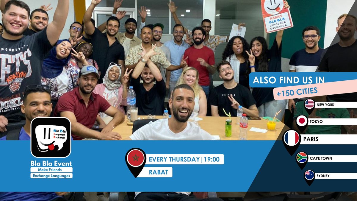 Make friends & BlaBla Language Exchange Rabat  - Every Thursday - Recurrent event