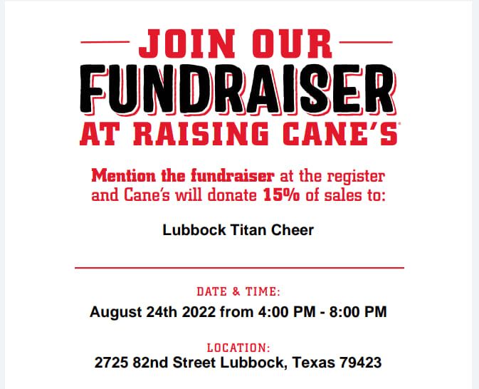 Support the Lubbock Titans Cheer Squads