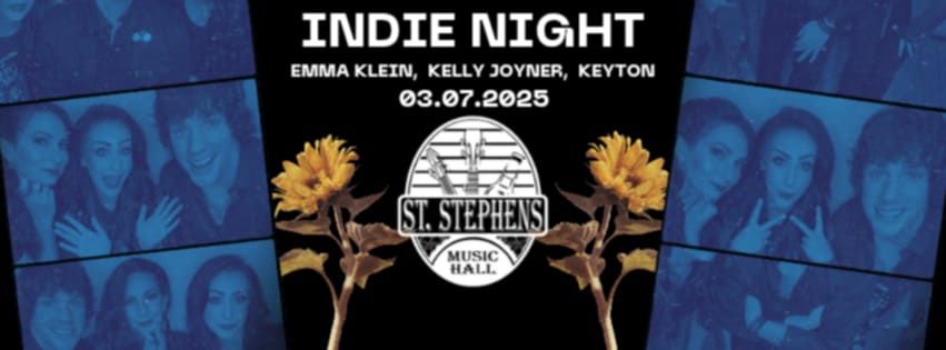 Indie Night with Kelly Joyner, Emma Klein, and Keyton