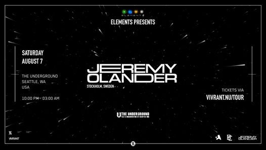 Elements Presents: Jeremy Olander