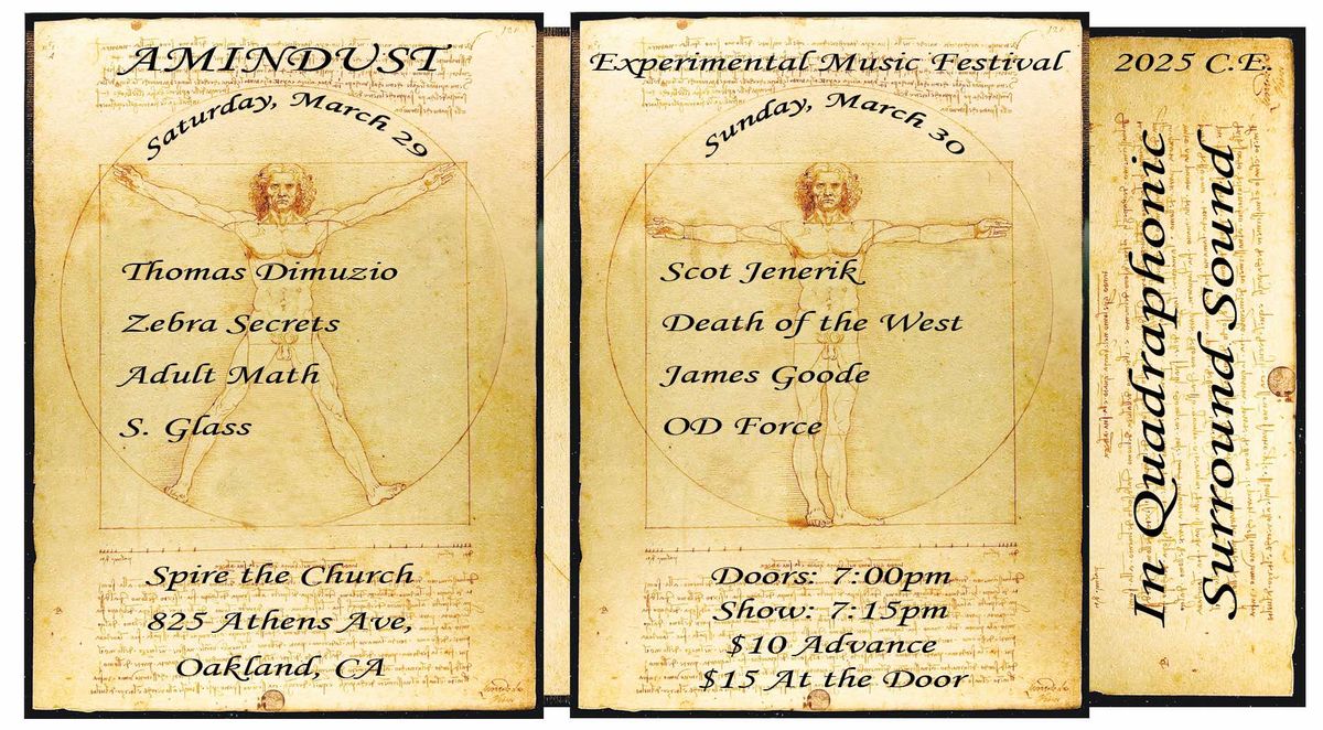 AMINDUST 2025 EXPERIMENTAL QUADROPHONIC MUSIC FESTIVAL-2-Nights