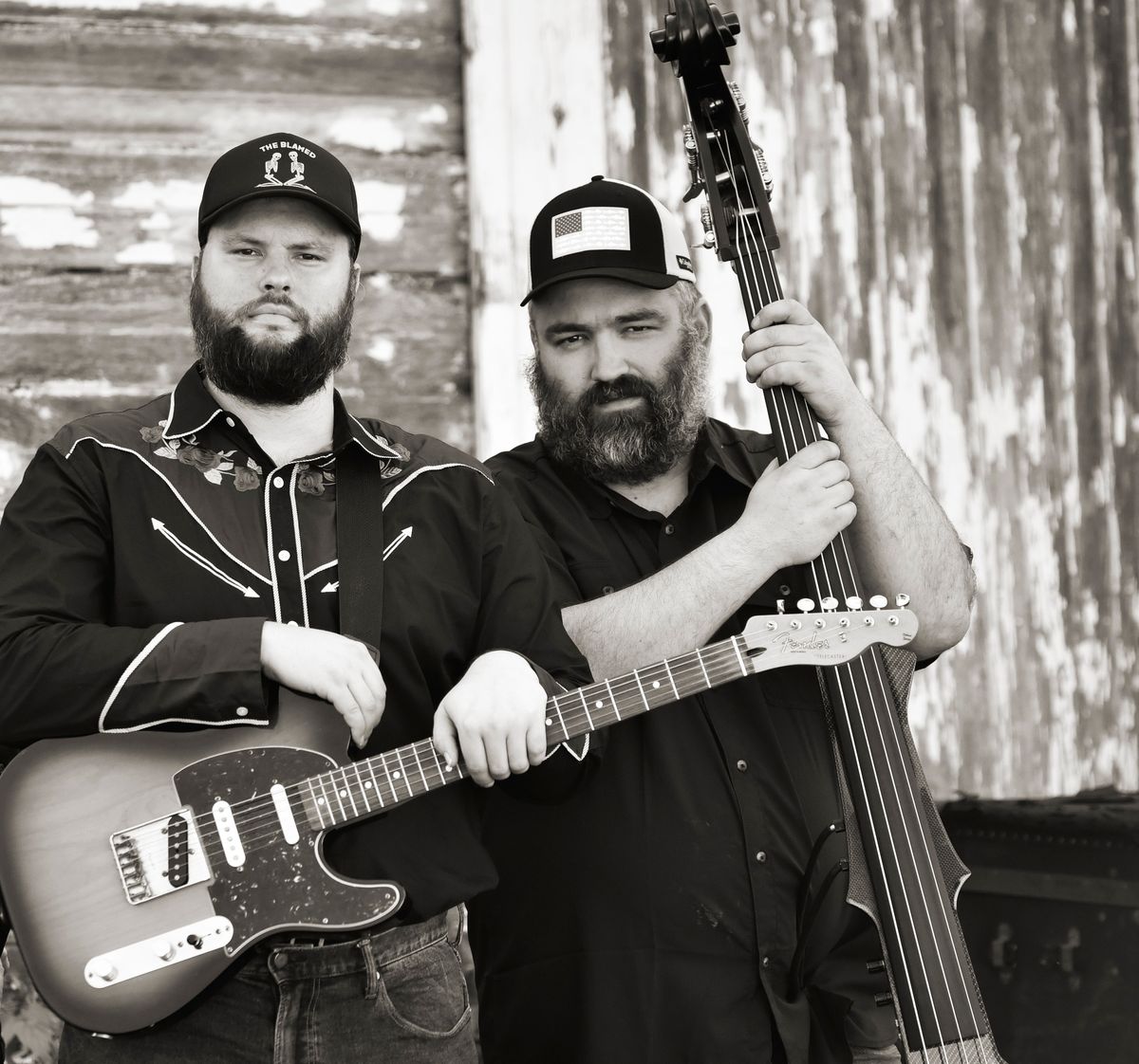 Jesse Bauman + AP (Driftless Ramblers) at Orchard Lawn for Jammin' On The Porch