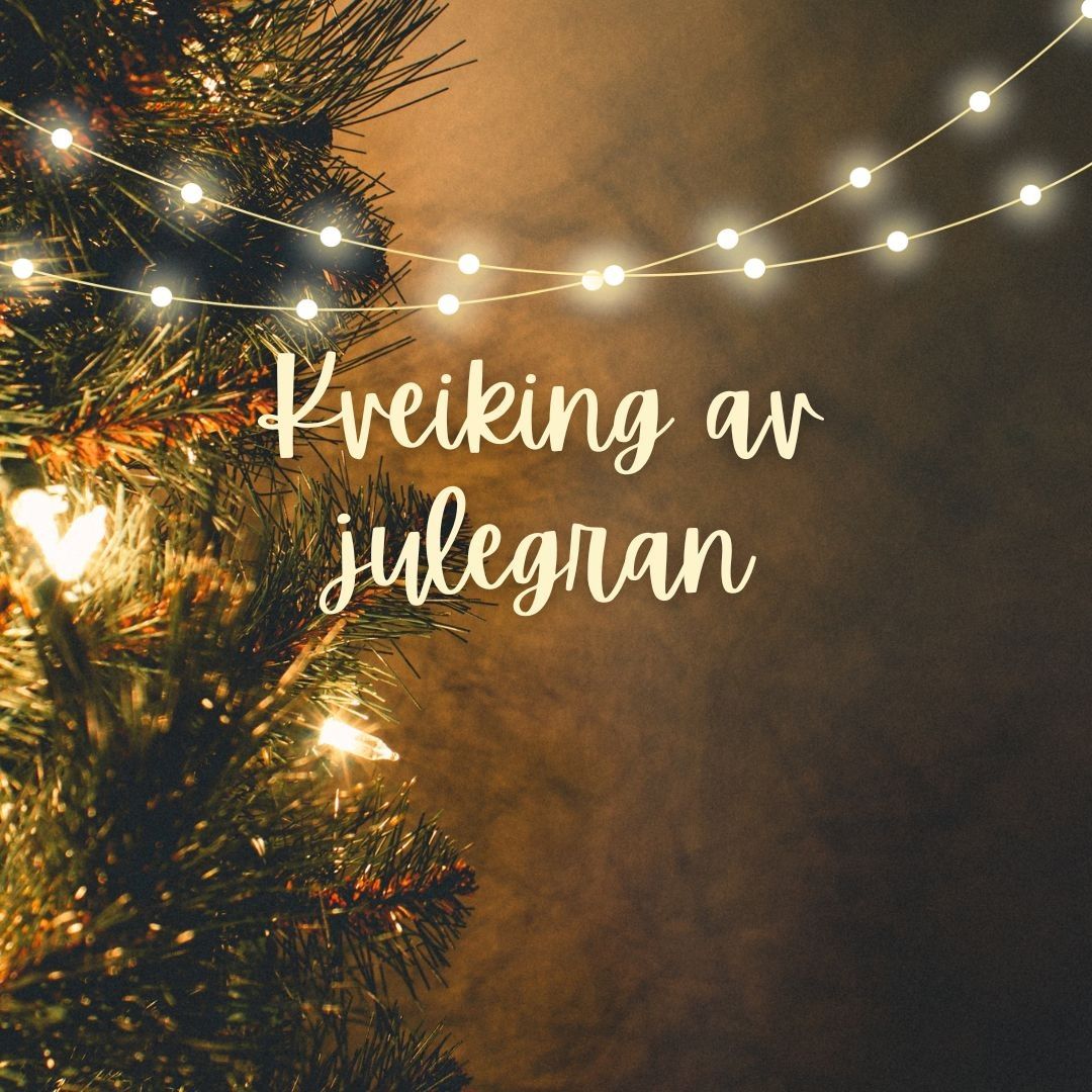 Kveiking av julegran - Hjelm\u00e5s