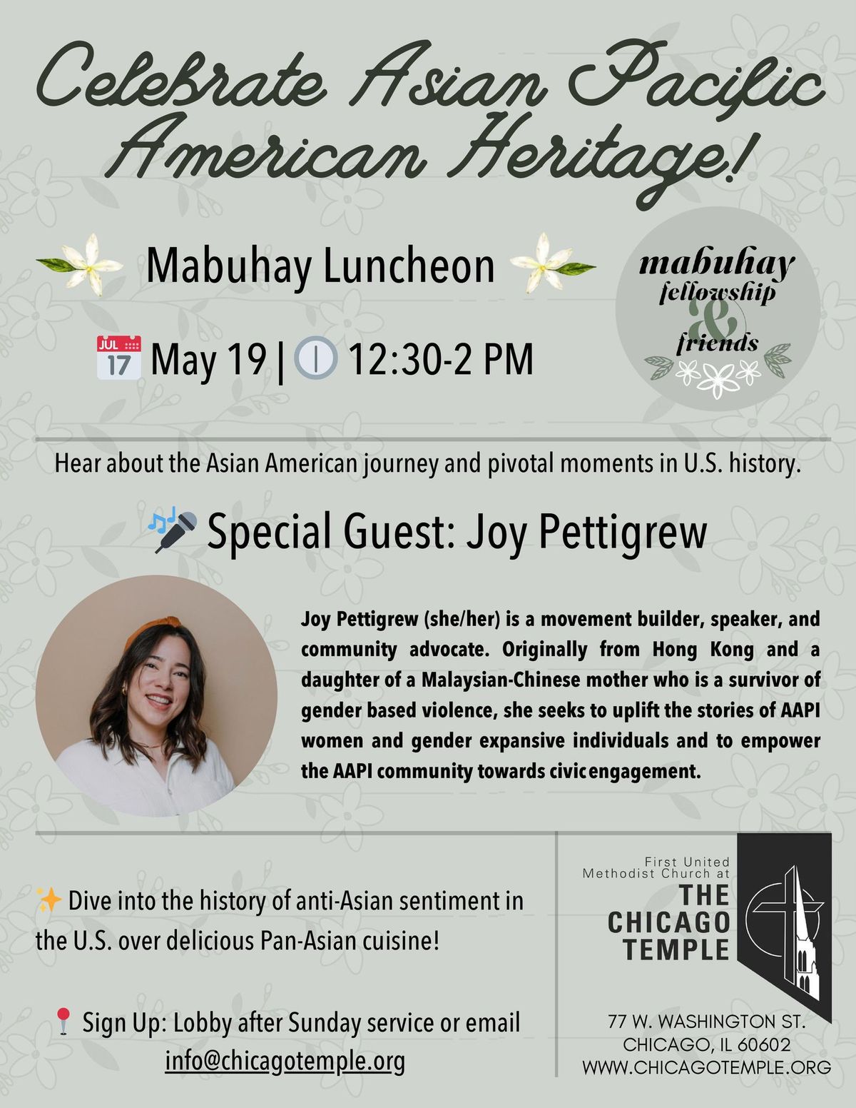 Mabuhay Luncheon with a Lecture