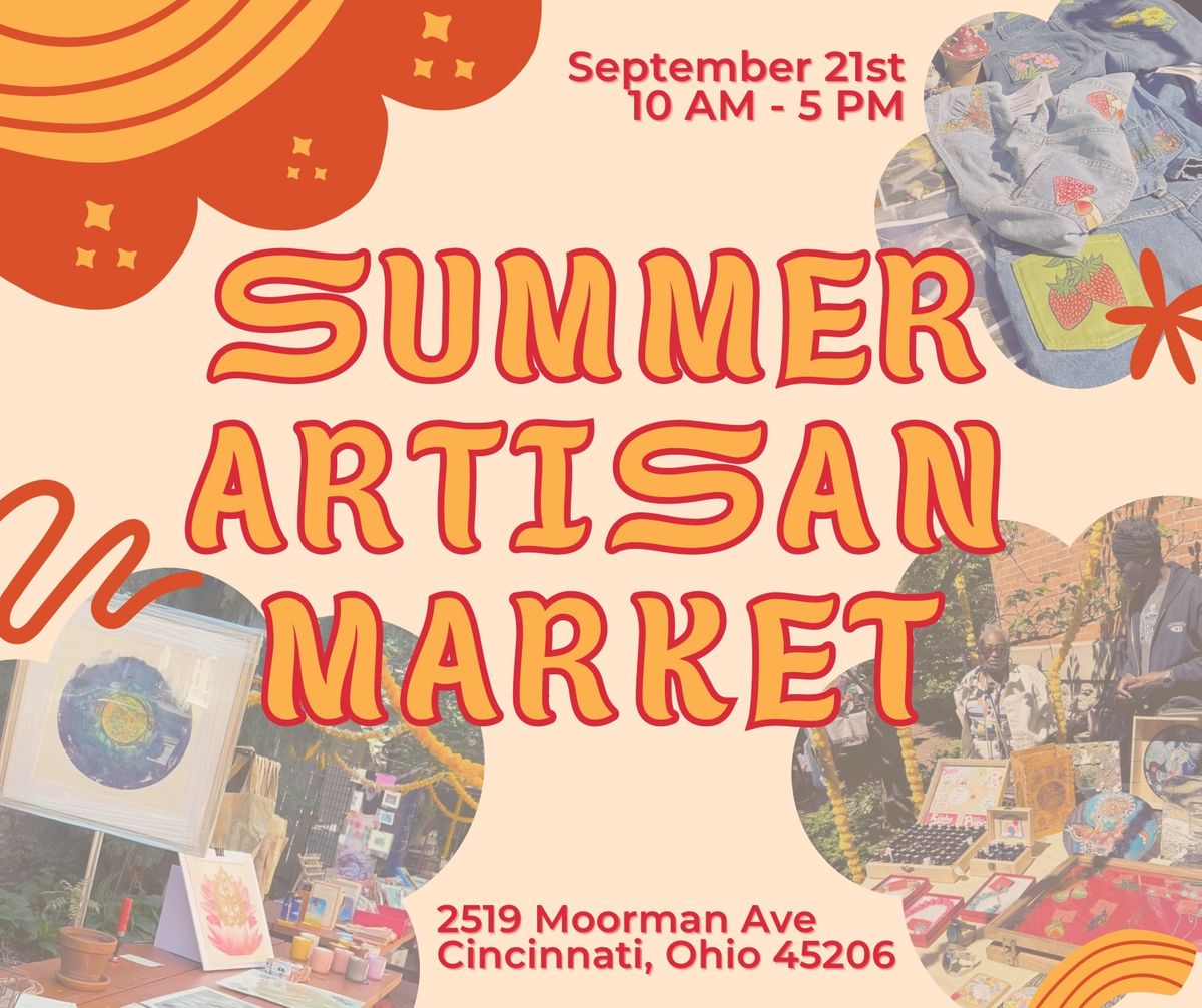 Local Artisan Pop Up Market