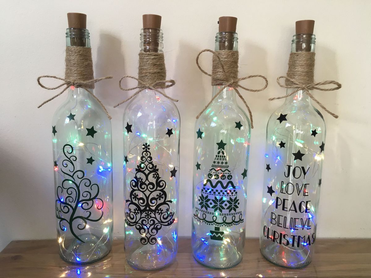 Winter Light-up Bottles