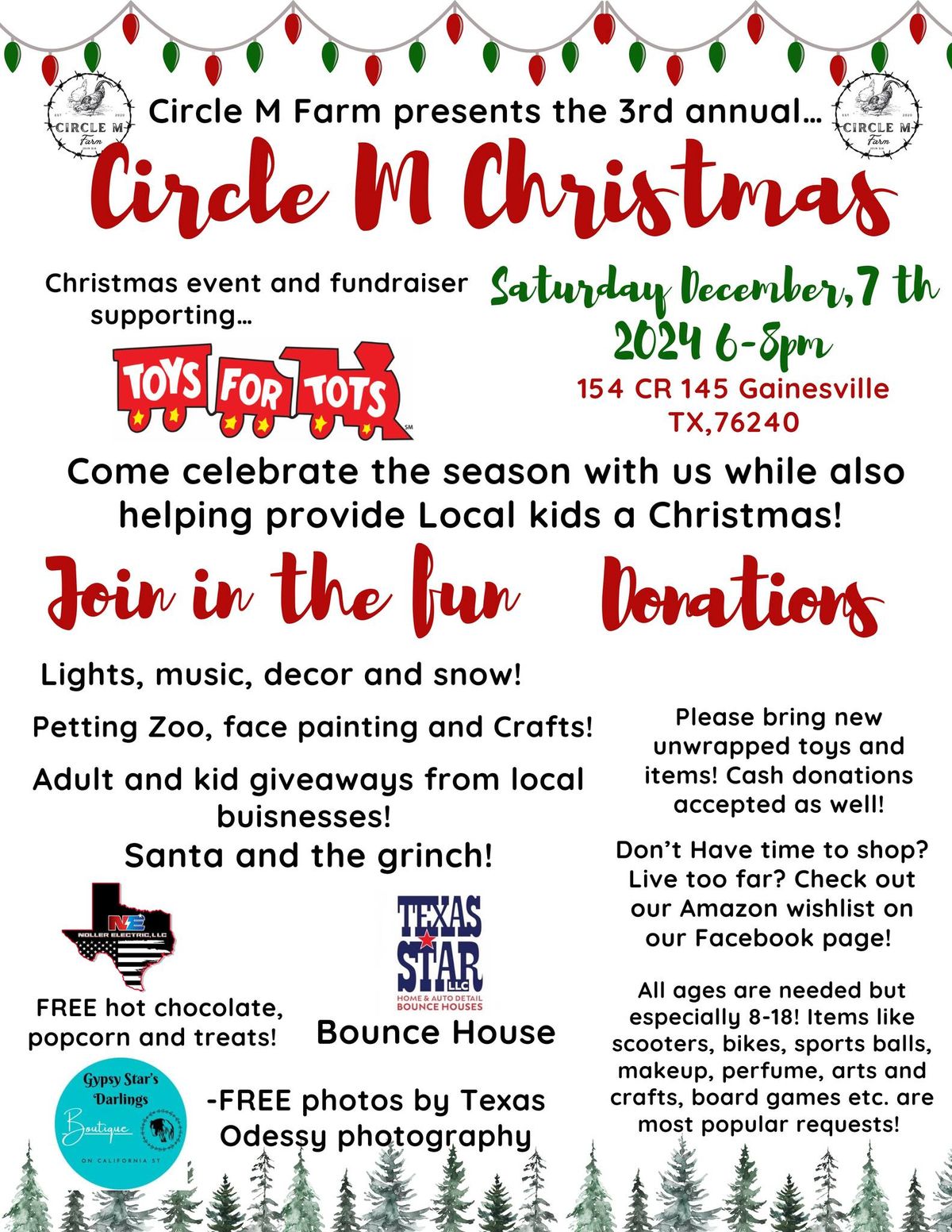 CIRCLE M CHRISTMAS! 3rd annual! 