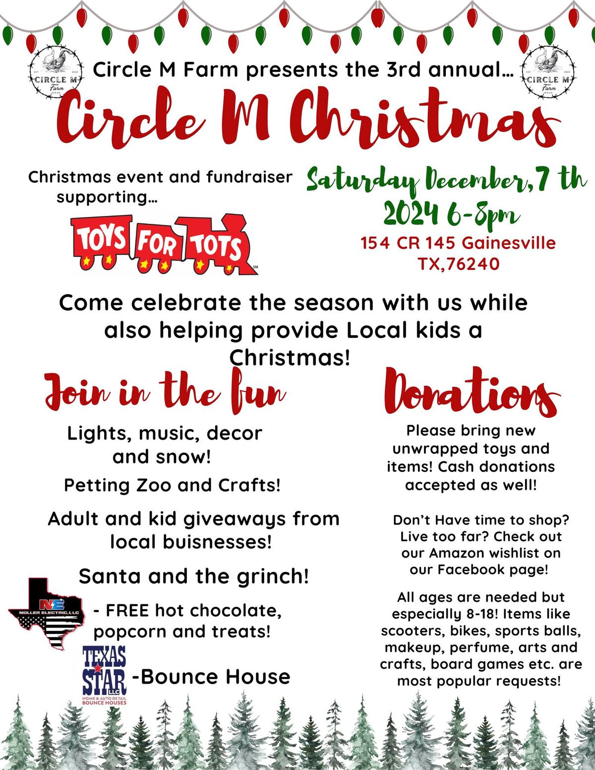 CIRCLE M CHRISTMAS! 3rd annual! 