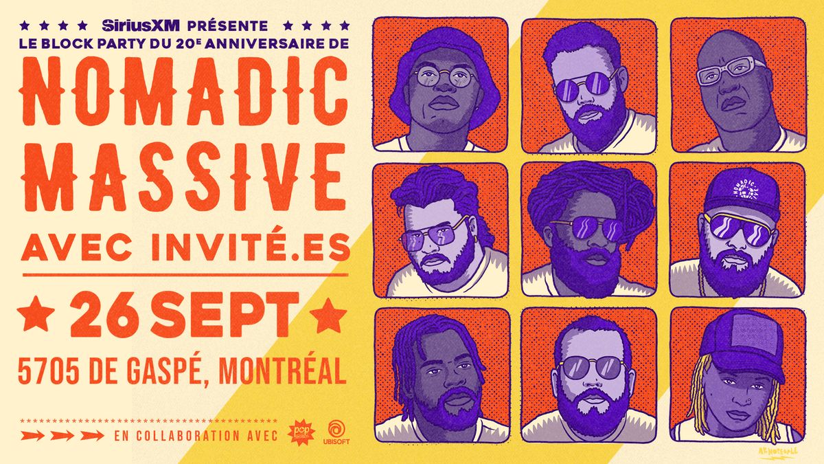 SiriusXM Pr\u00e9sente Nomadic Massive en collaboration avec Ubisoft et POP Mtl