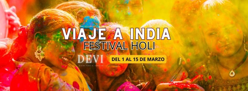 VIAJE A INDIA - FESTIVAL HOLI 