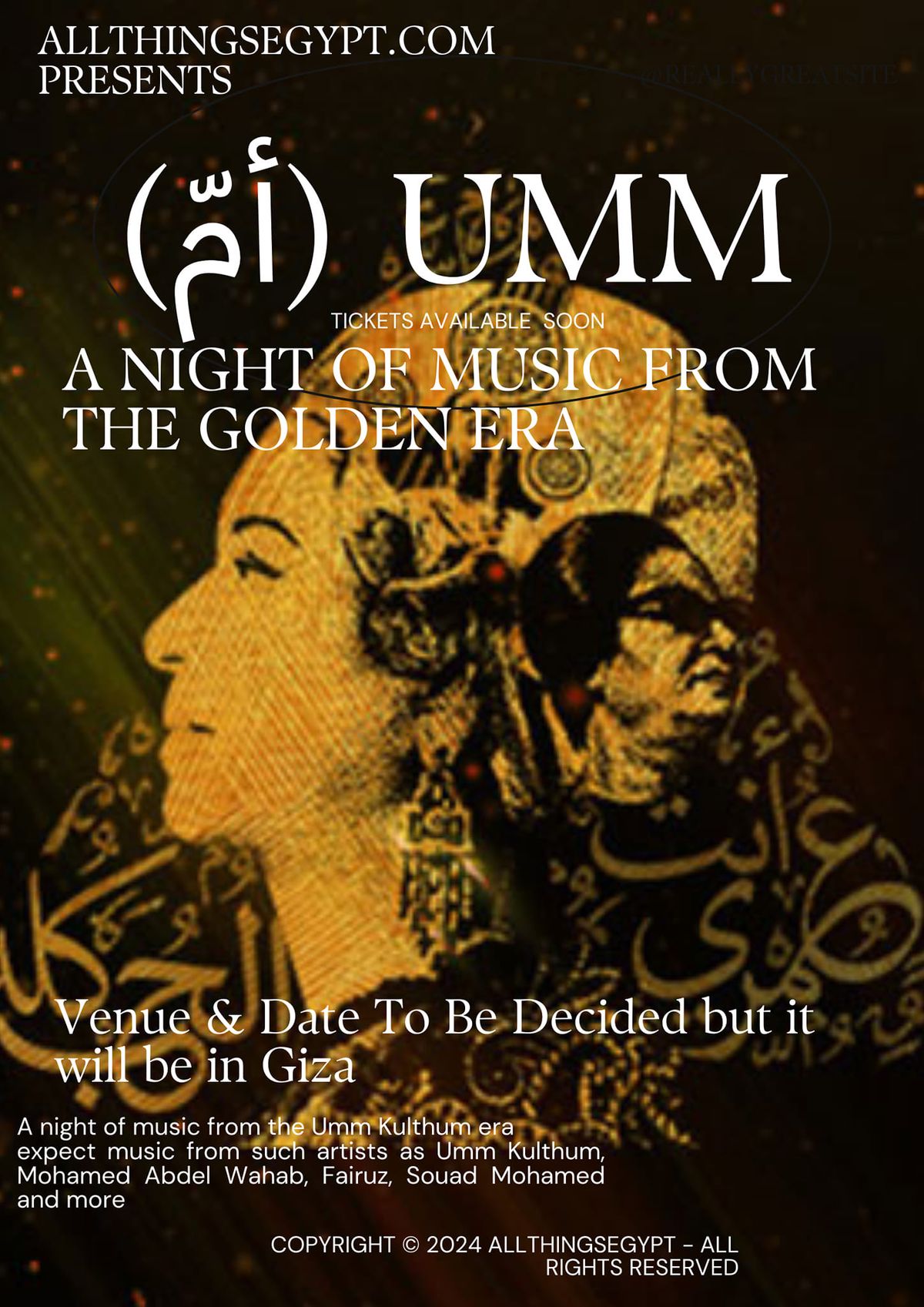 Umm (\u0623\u0645\u0651) A Night of Music from the Golden Era