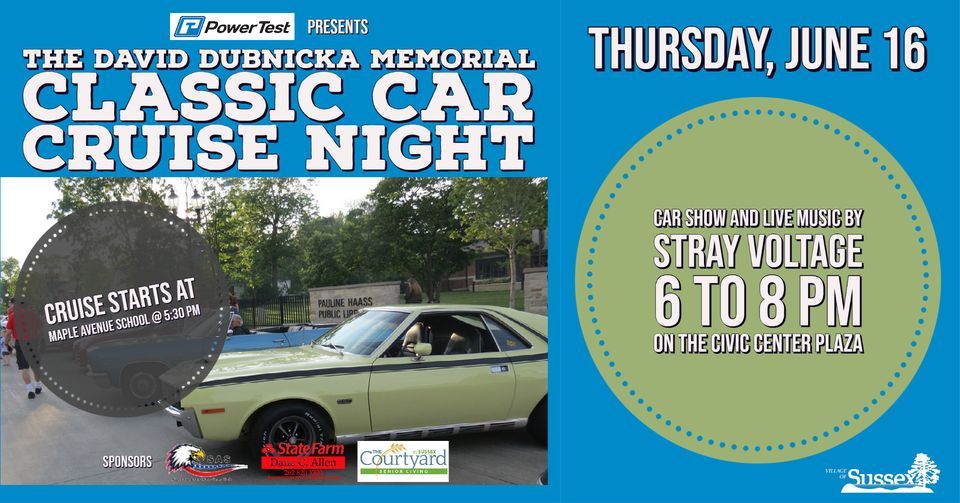 David Dubnicka Memorial Classic Car Cruise Night