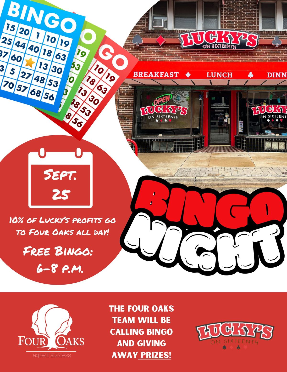 Bingo Night at Luckys!