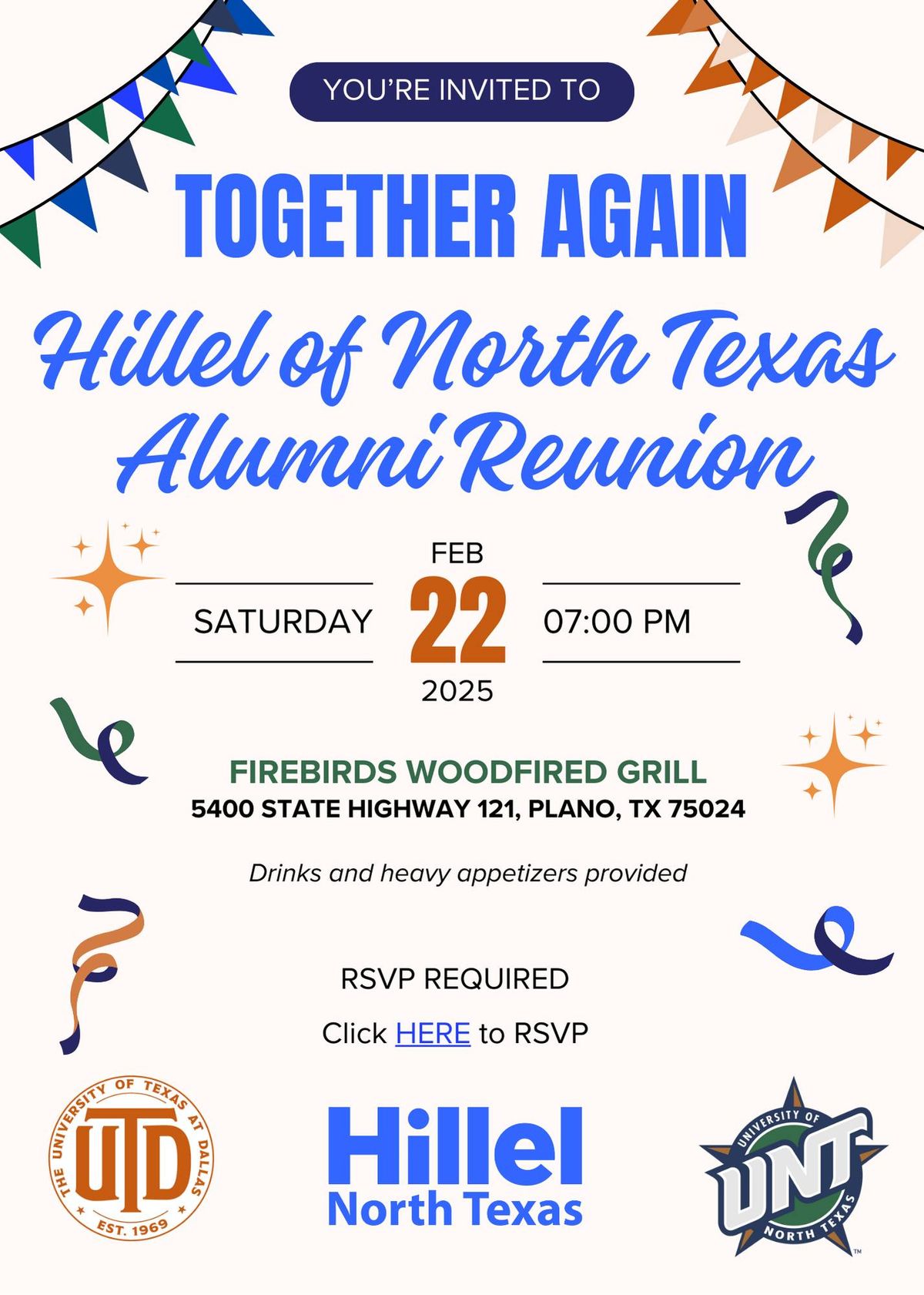 Together Again: Hillels of North Texas Alumni Reunion 