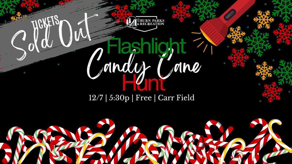 Flashlight Candy Cane Hunt