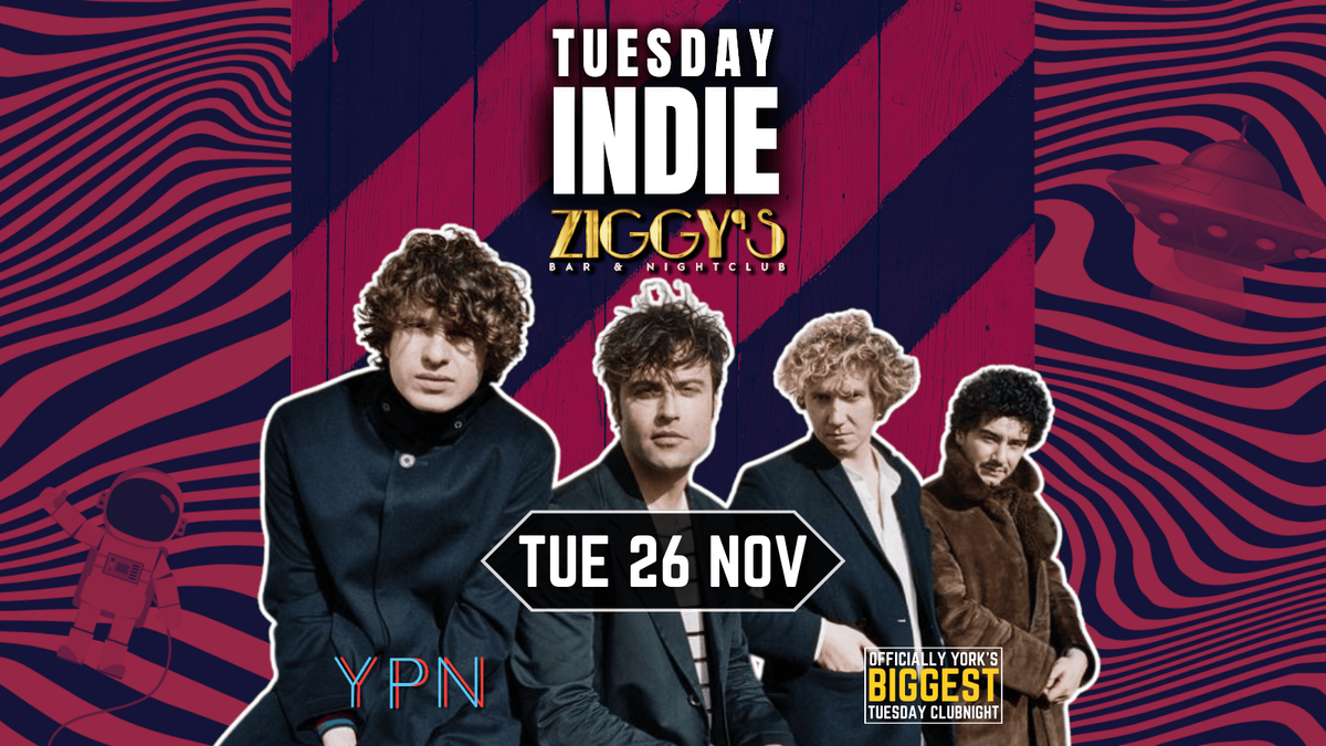 Tuesday Indie at Ziggy's - 26th November