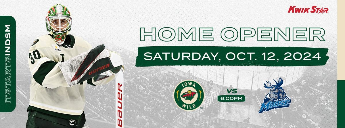 Manitoba Moose at Iowa Wild at Casey's Center