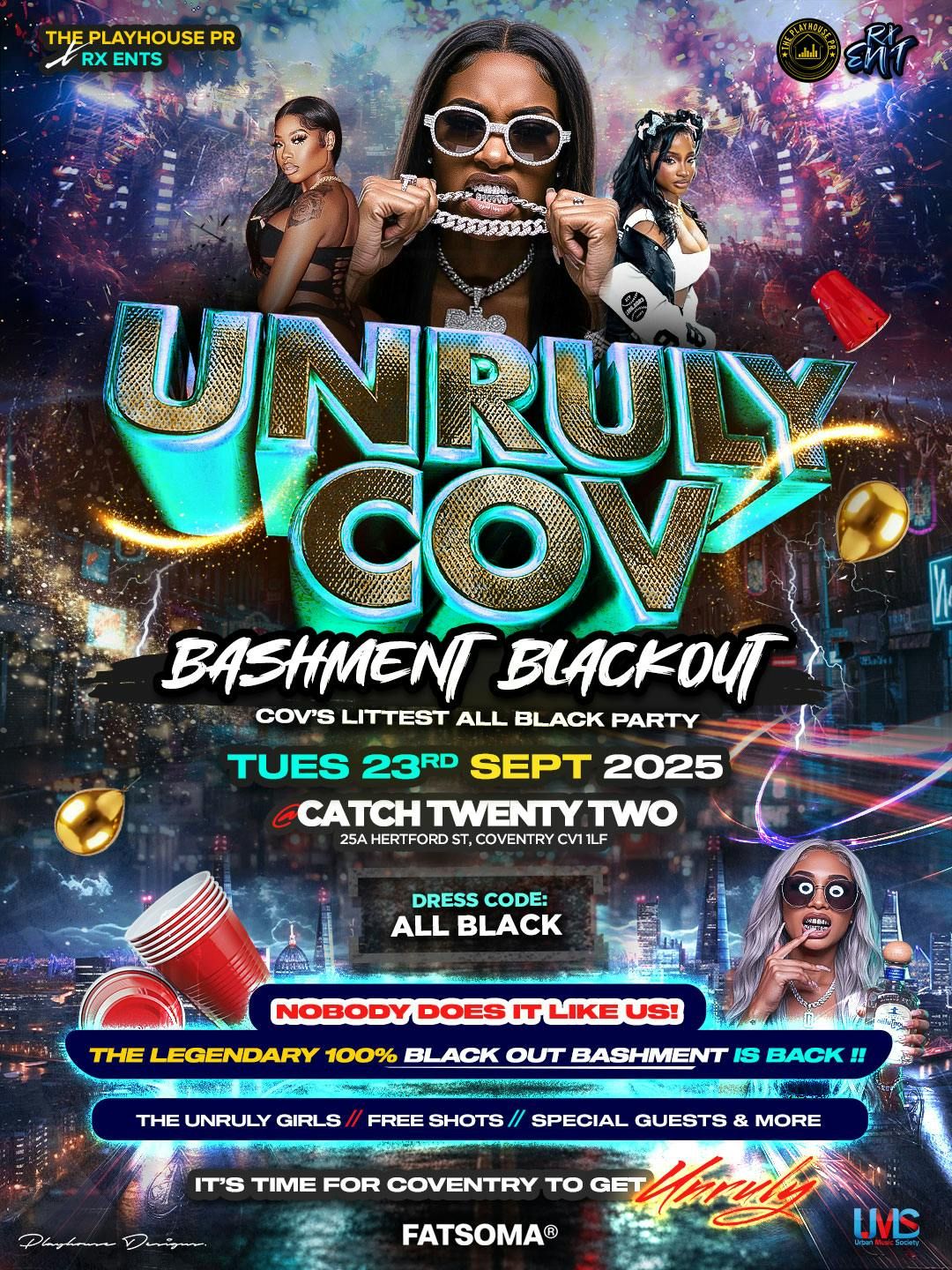 UNRULY COV - THE BASHMENT BLACKOUT