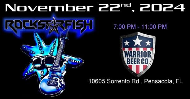 Rockstarfish @ Warrior Beer Co