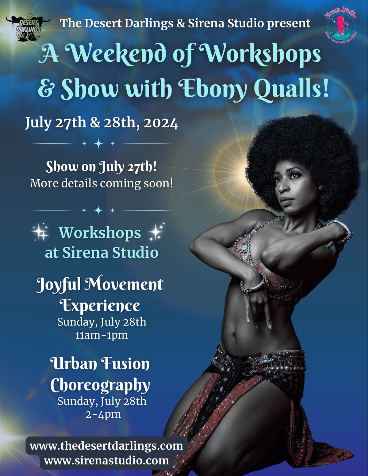 Ebony Qualls in Albuquerque: Workshops at Sirena Studio!