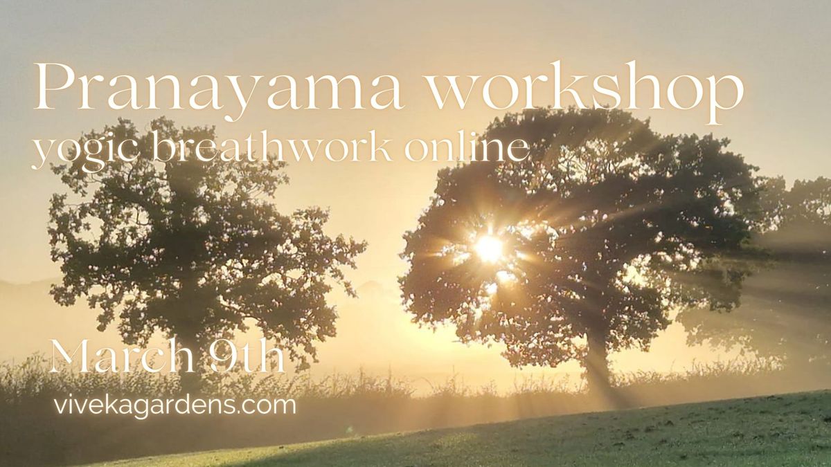 ONLINE Pranayama workshop - yogic breathwork