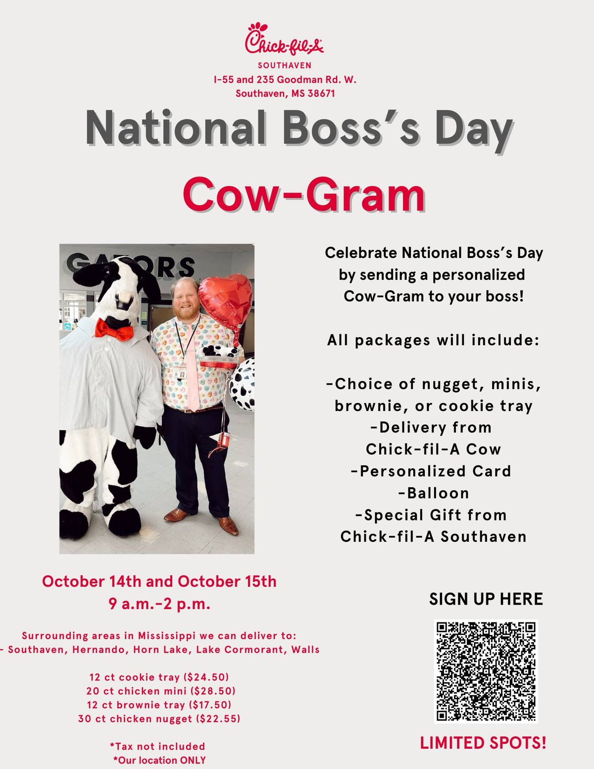 Boss's Day Cow-Gram