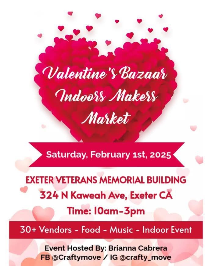 Valentine\u2019s Bazaar Indoors Makers Market