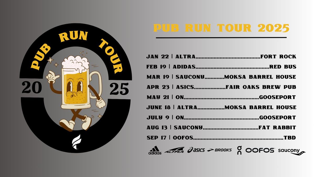 2025 Pub Run Tour: Adidas at Red Bus Brewing Company