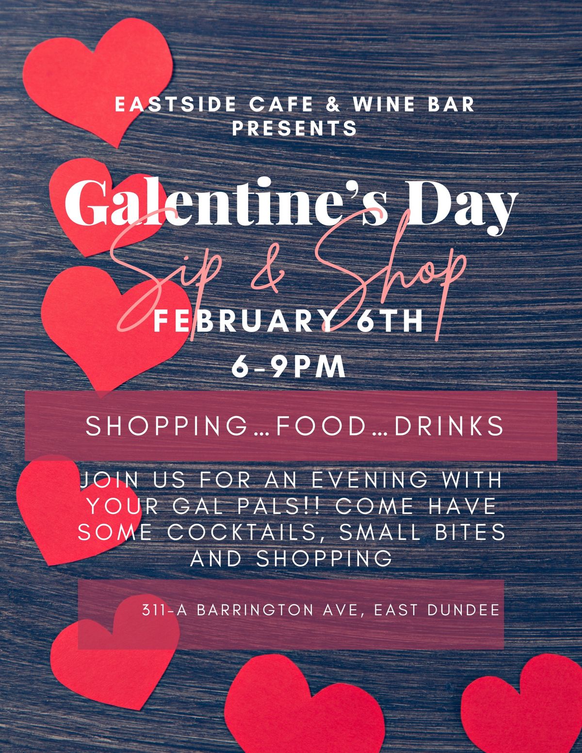 Galentine\u2019s Day Sip & Shop