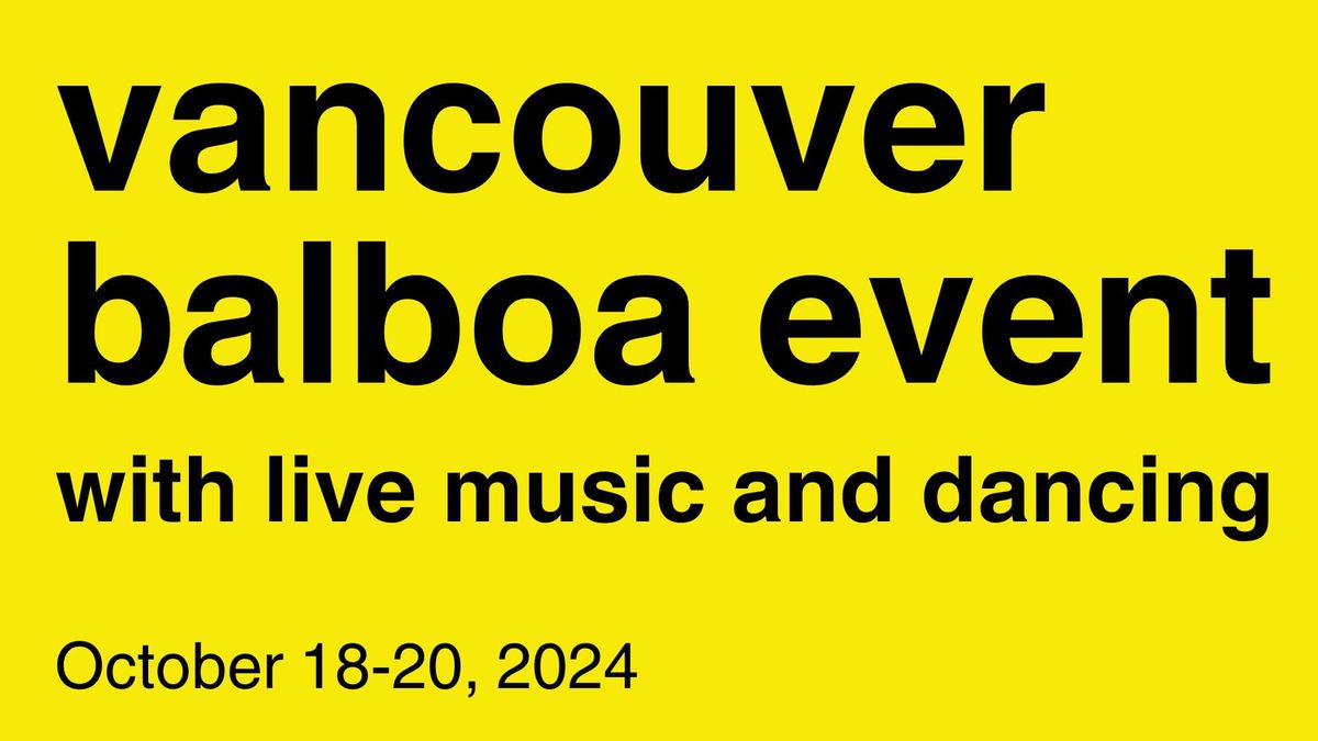 Vancouver Balboa Mini Fest