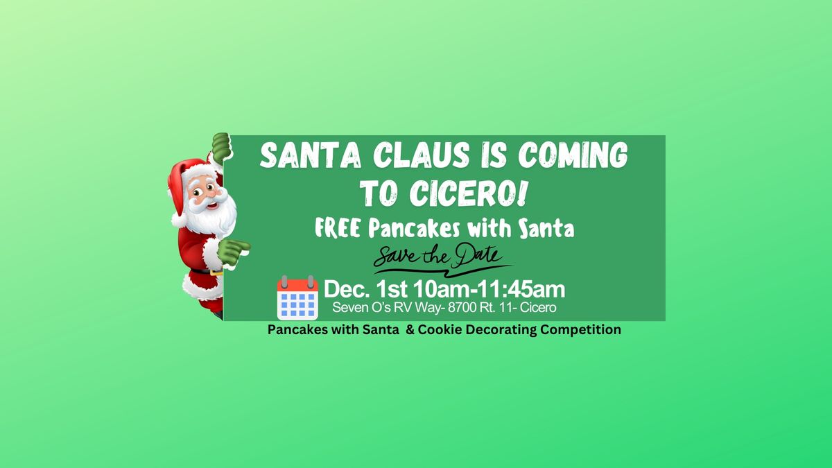 Free Pancakes with Santa 