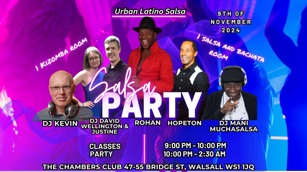 \u2728Salsa & Bachata Rm 1\u2728 Kizomba Rm 2\u2728Dj Mani & Dj Kevin\u2728Dj David&Justine\u2728 Rohan Brown\u2728Hopeton