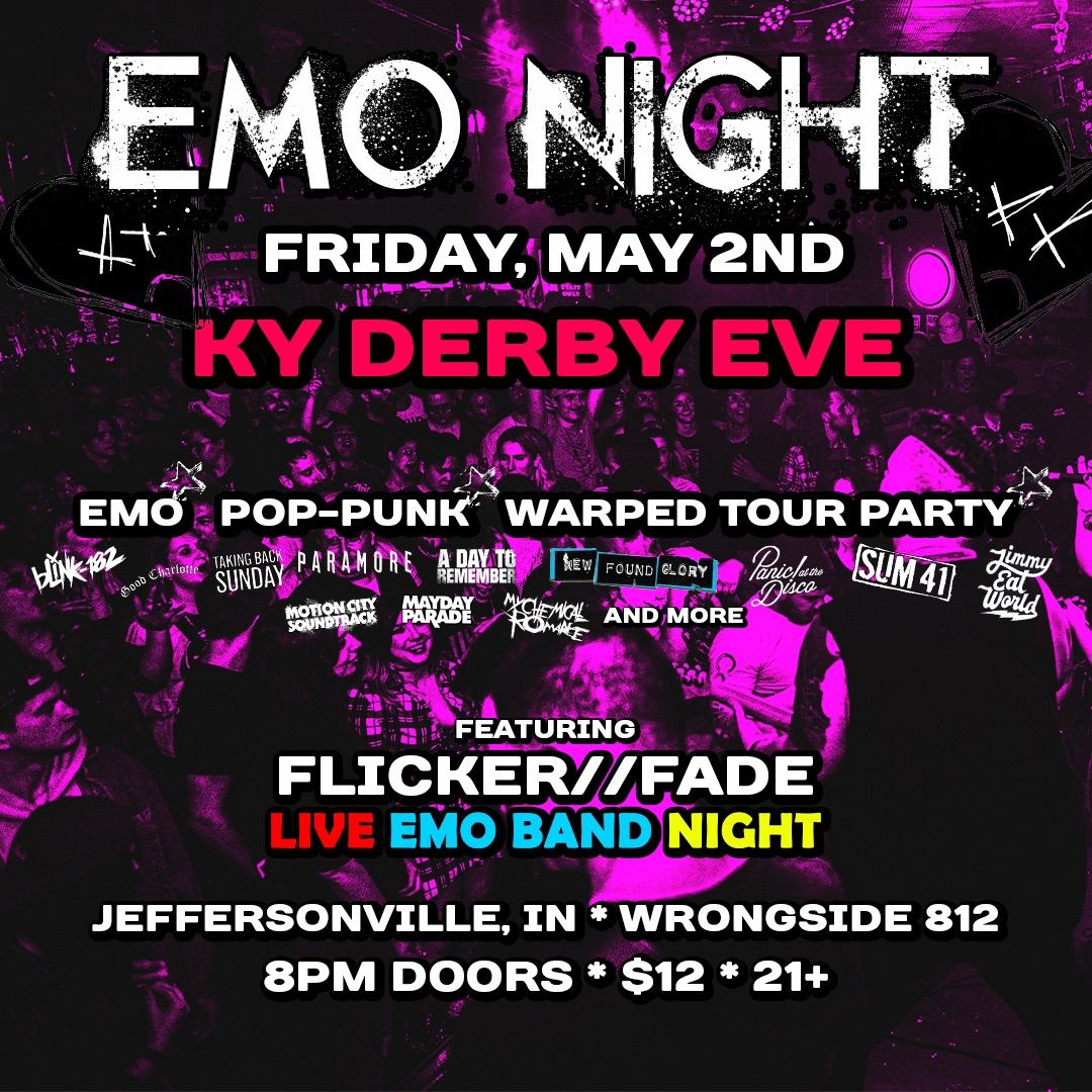 FLICKER \/\/ FADE - Live Emo Band (DERBY EVE PARTY)