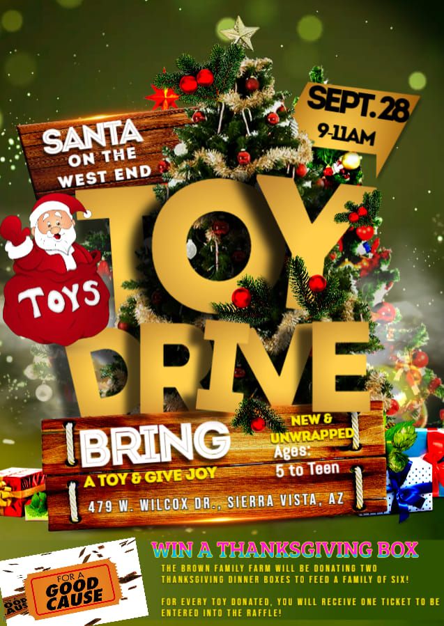 Santa on the West End Toy drive