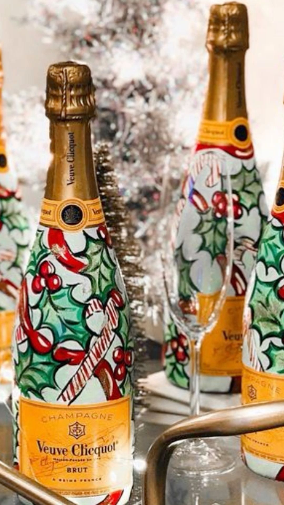 Holiday Champagne Bottle Craft 