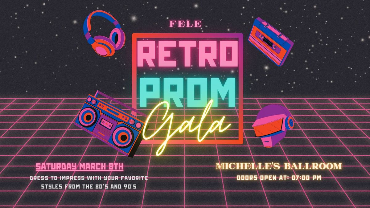 Gala Zafiro: Retro Prom Edition