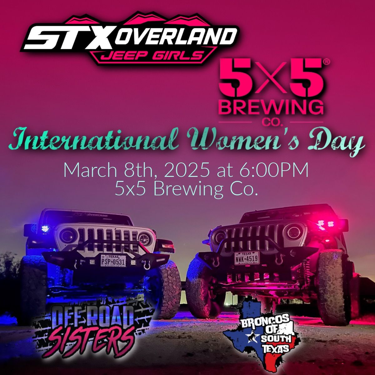 International Women\u2019s Day at 5x5 Brewing Co. 