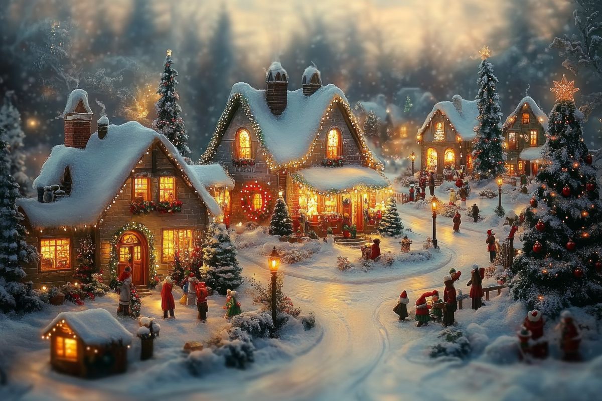 Kids Christmas Village