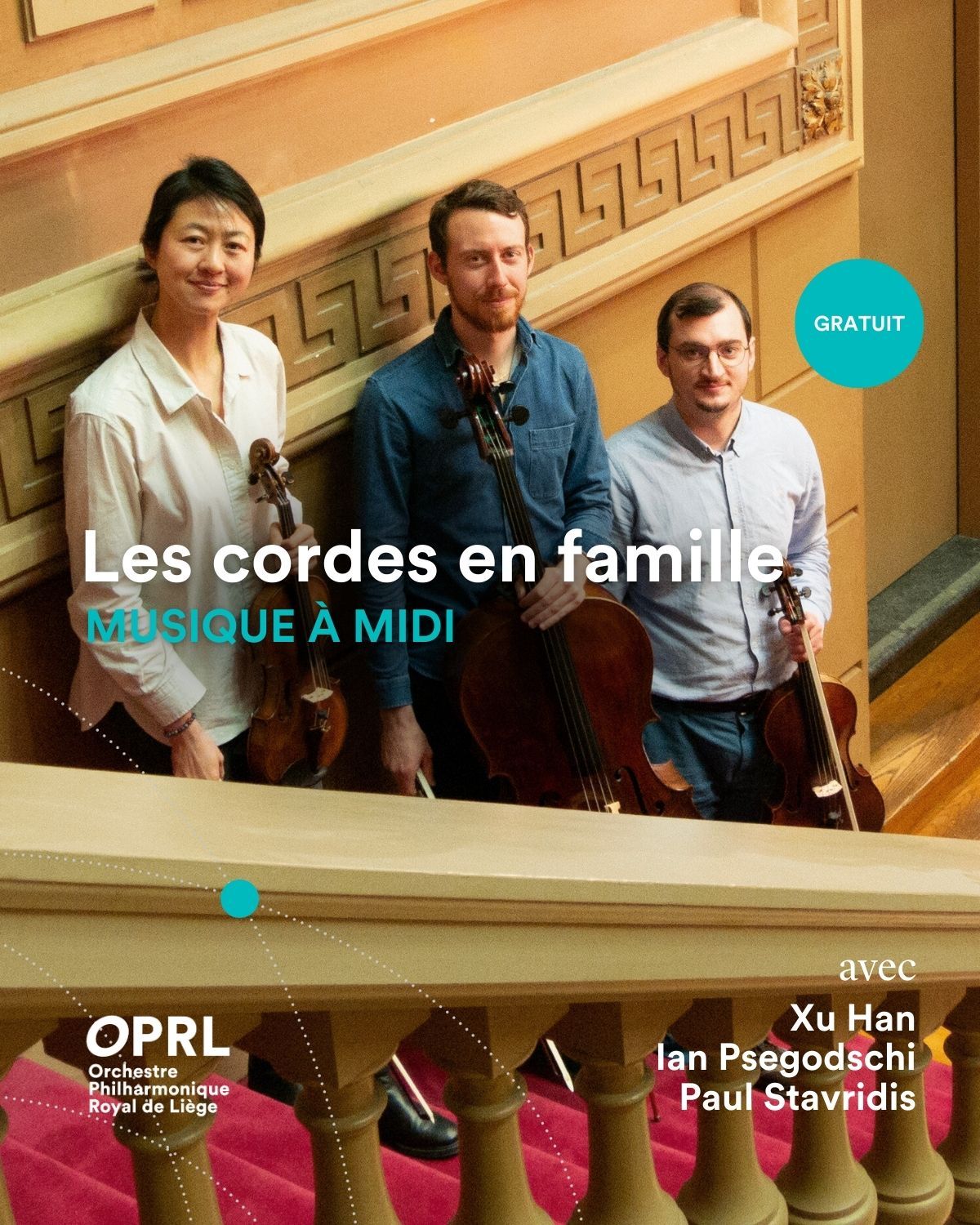 Les cordes en famille - Musique \u00e0 midi (Gratuit)