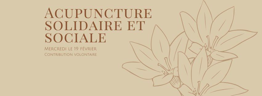 Acupuncture solidaire et sociale