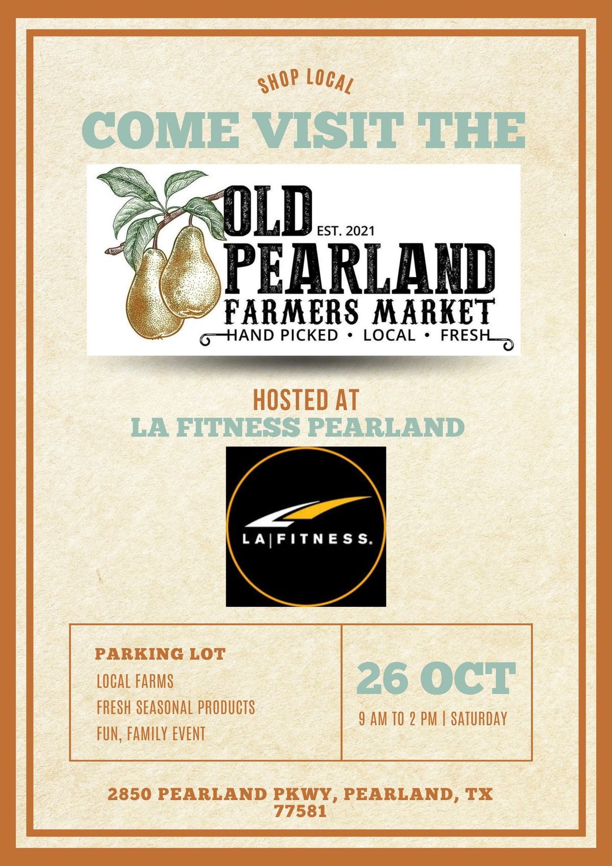 Old Pearland Farmers Market: 2nd Market of the Month!