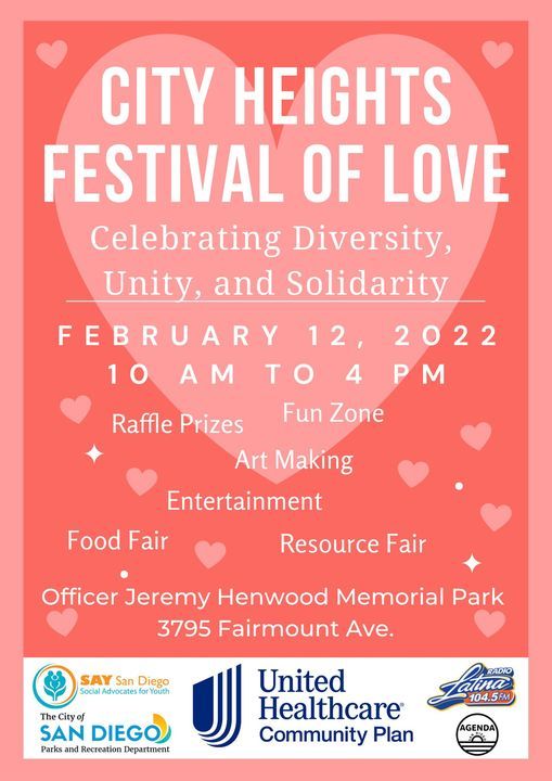 CITY HEIGHTS 2022 FESTIVAL OF LOVE, 3795 Fairmount Ave, San Diego, CA ...