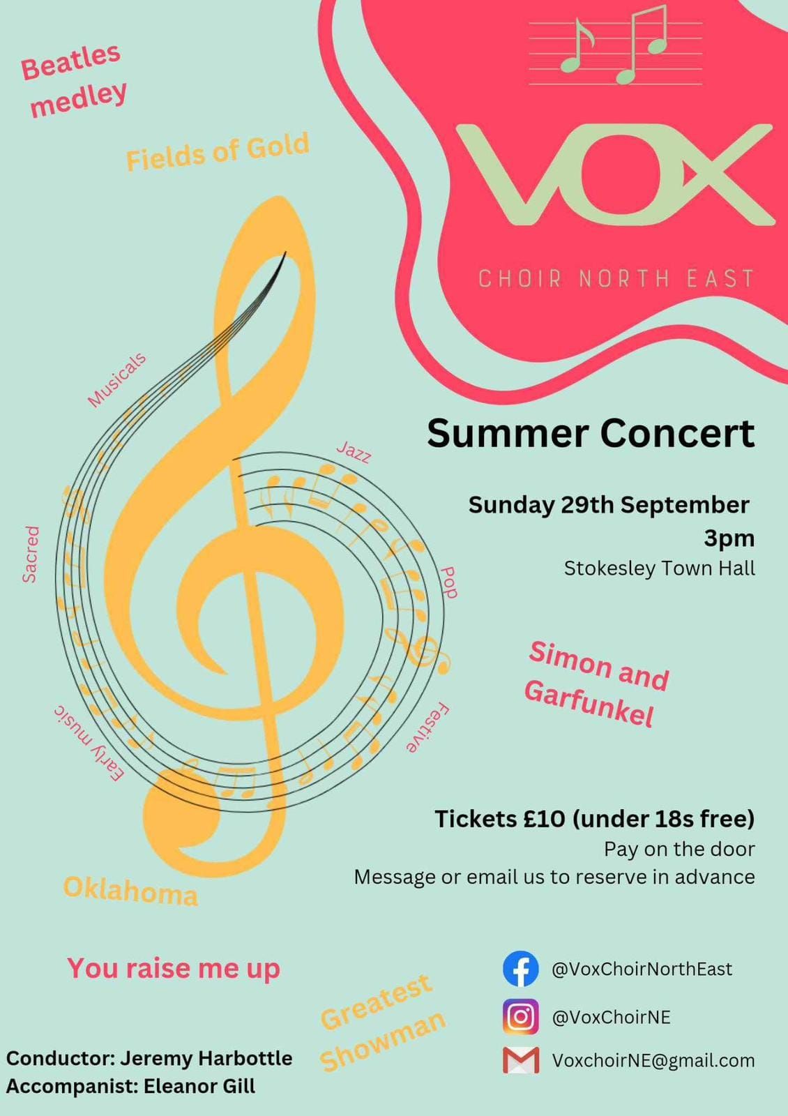 Vox Summer Concert