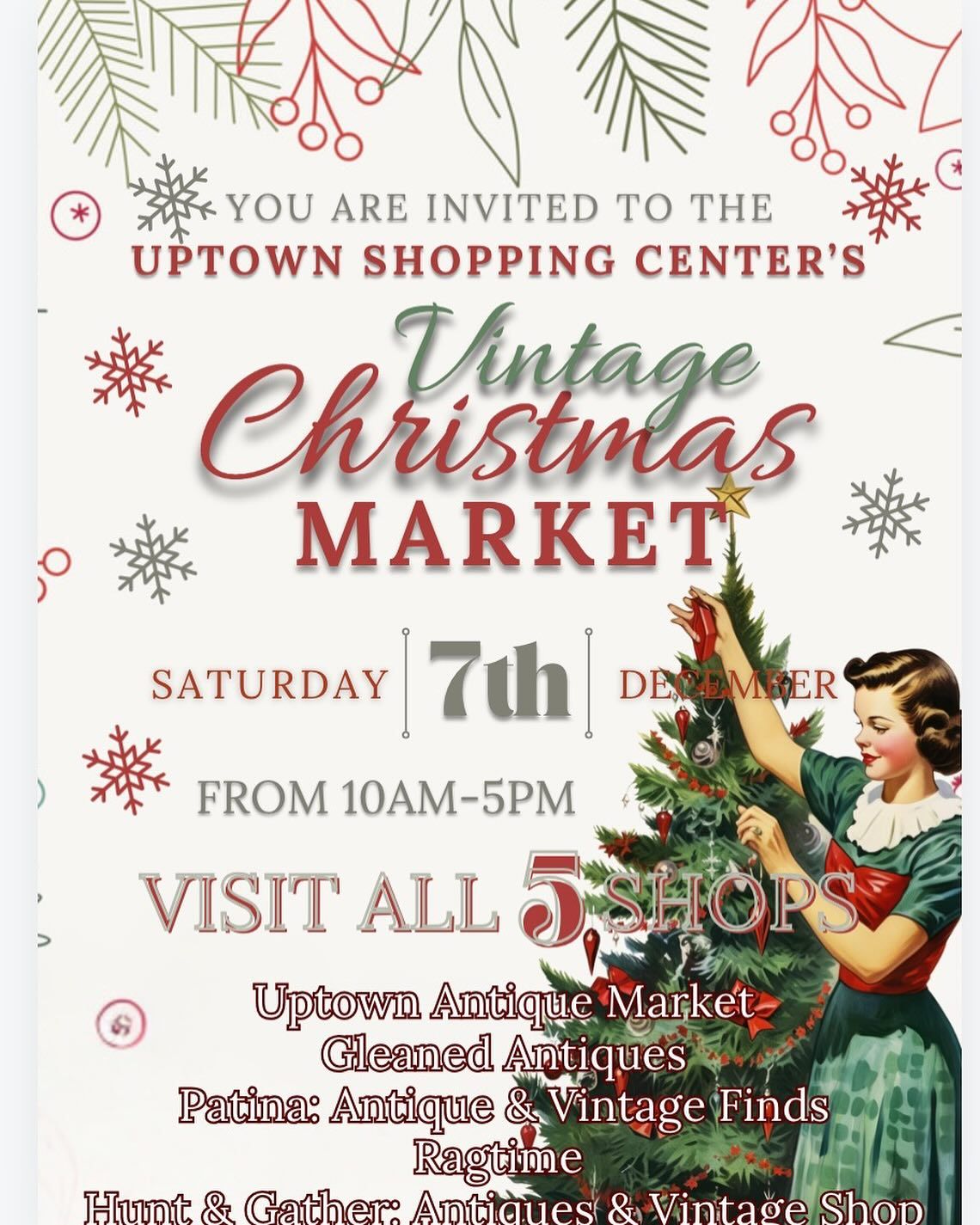 Uptown Vintage christmas Market