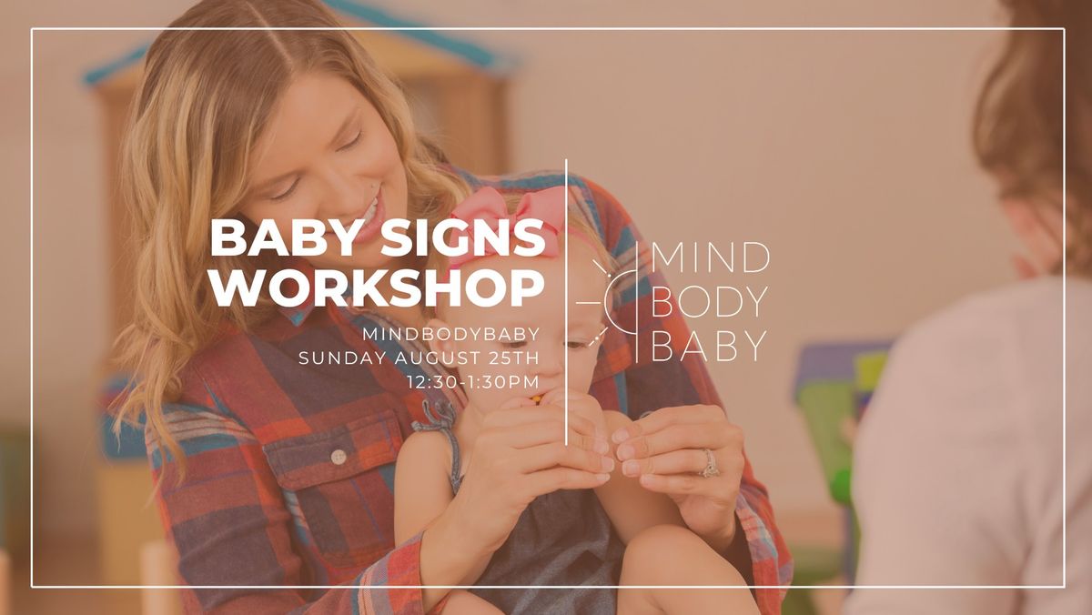 Baby Signs Workshop