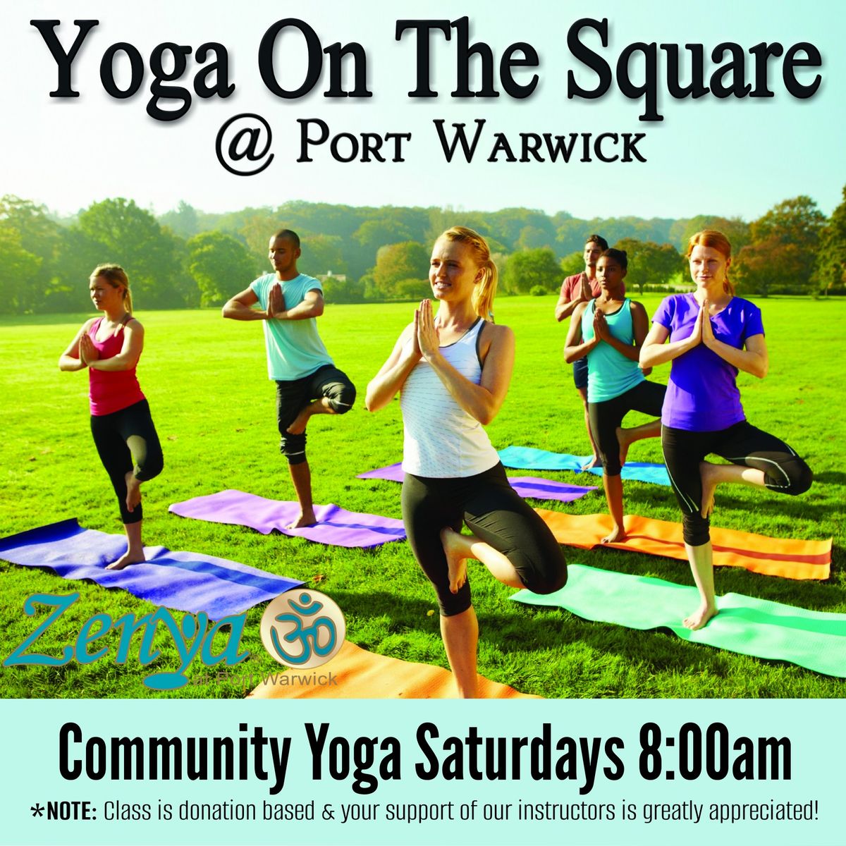 Community Yoga Outside On The Port Warwick Square- Donation Based - Weekly Series